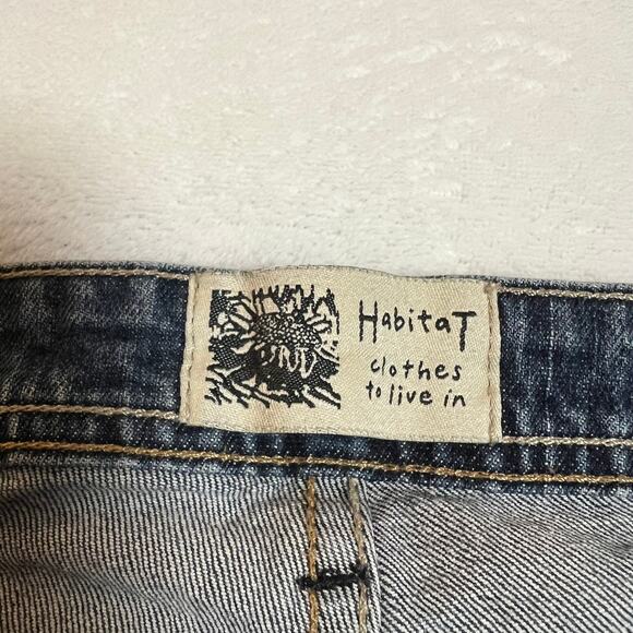 Habitat Clothes To Live In High Rise Boot Cut Jeans Size 12 Western Rodeo Casual - Picture 4 of 11